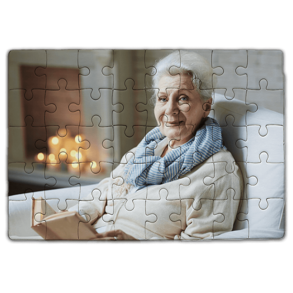 Puzzle for grandmother with photo -. Mejkmi - Personalized Gifts for your loved ones!
