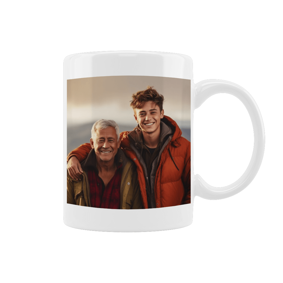Kubek na Dzień Ojca ze zdjęciem - Mejkmi - Personalizowane Prezenty Dla Twoich Bliskich!