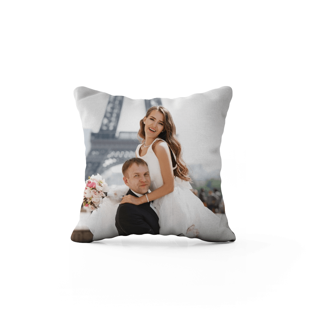 Personalizowana poduszka z Twoim zdjęciem na Rocznice Ślubu - Mejkmi - Personalizowane Prezenty Dla Twoich Bliskich!