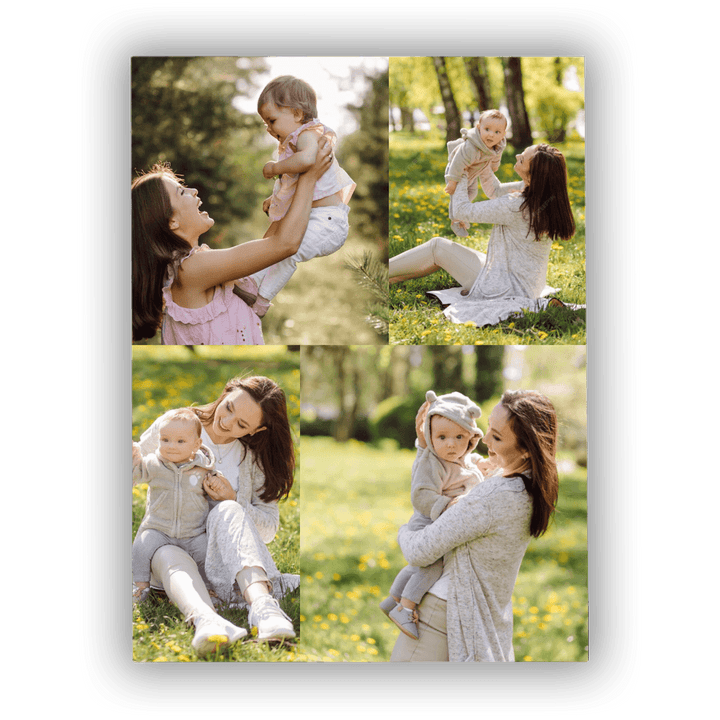 Obraz na płótnie kolaż zdjęć na Dzień Matki - Mejkmi - Personalizowane Prezenty Dla Twoich Bliskich!