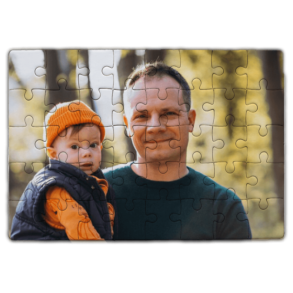 Puzzle for father with photo -. Mejkmi - Personalized Gifts for your loved ones!