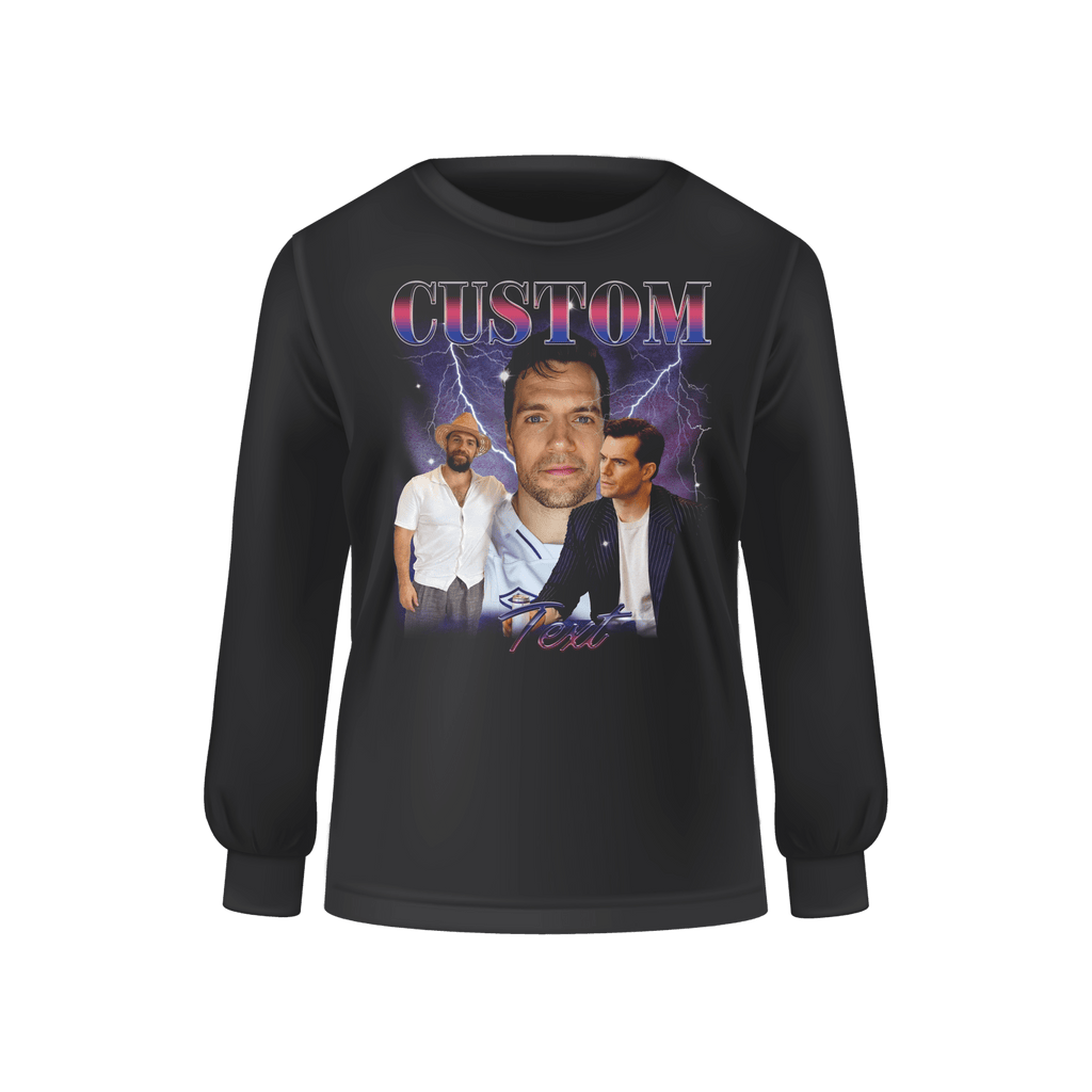 Personalized Sweatshirt - Bootleg with photo of celebrity/influencer -. Mejkmi - Personalized Gifts for your loved ones!