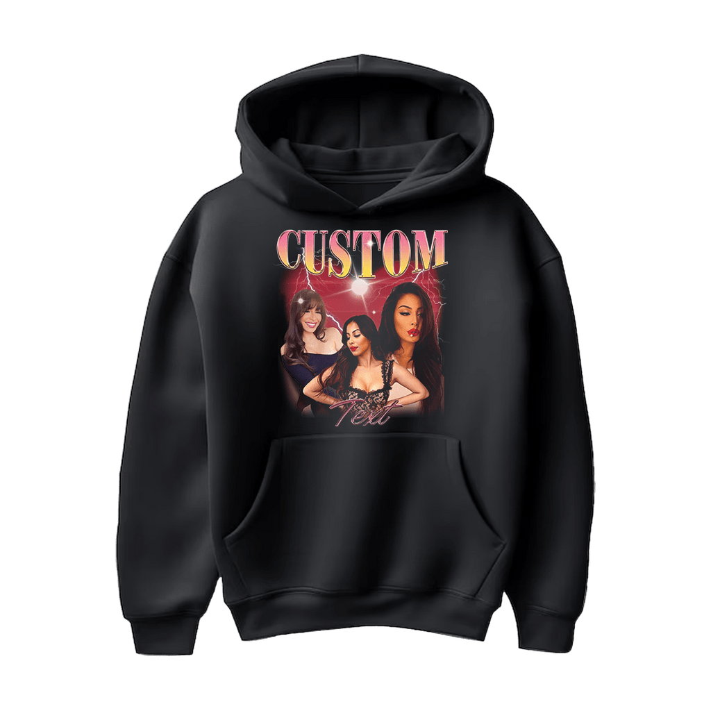 Personalized Hoodie - Your photos in bootleg style -. Mejkmi - Personalized Gifts for your loved ones!