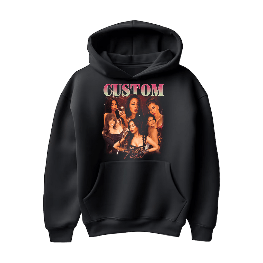Personalized Hoodie - Bootleg style with your photos -. Mejkmi - Personalized Gifts for your loved ones!