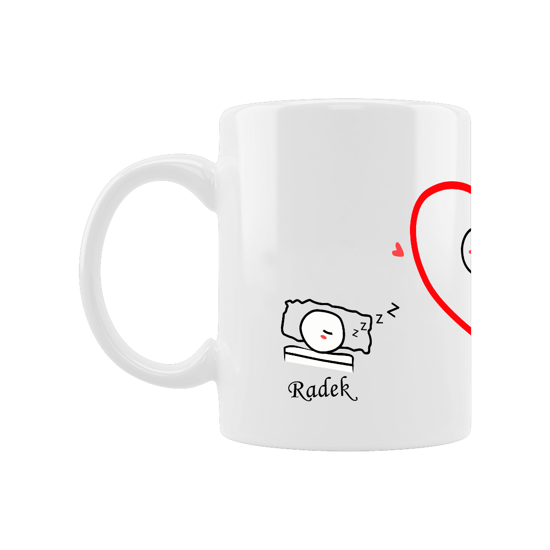 Personalizowany Kubek dla par z waszymi imionami na prezent - Mejkmi - Personalizowane Prezenty Dla Twoich Bliskich!