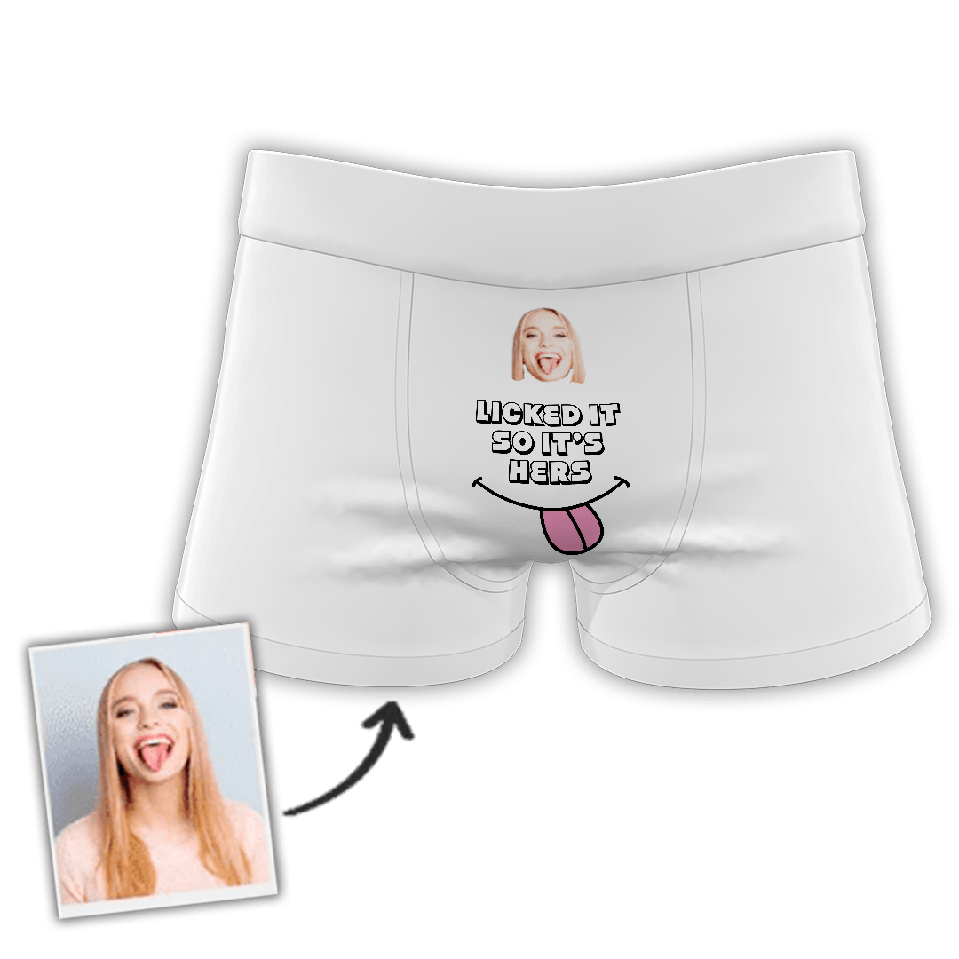 Śmieszne personalizowane bokserki z własnym nadrukiem/zdjęciem twarzy na prezent 10 - Mejkmi - Personalizowane Prezenty Dla Twoich Bliskich!