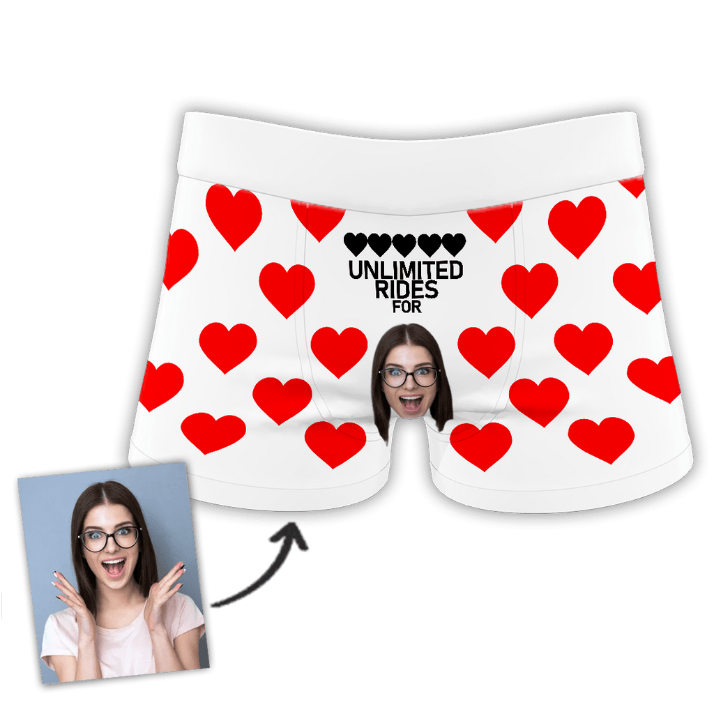 Funny personalized boxer shorts with your own imprint/face photo for a gift 12 - Mejkmi - Personalized Gifts for your loved ones!