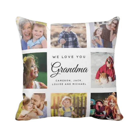 Personalized We Love You Grandma Pillow for Grandma as a Gift -. Mejkmi - Personalized Gifts for your loved ones!