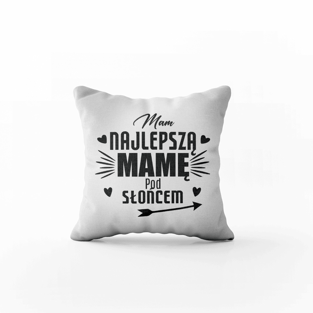 Pillow with "Best Mom Under the Sun" Inscription. - Mejkmi - Personalized Gifts for your loved ones!