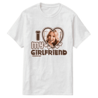 Personalizowana Koszulka I Love My Girlfriend z twoim zdjęciem na Walentynki - Mejkmi - Personalizowane Prezenty Dla Twoich Bliskich!