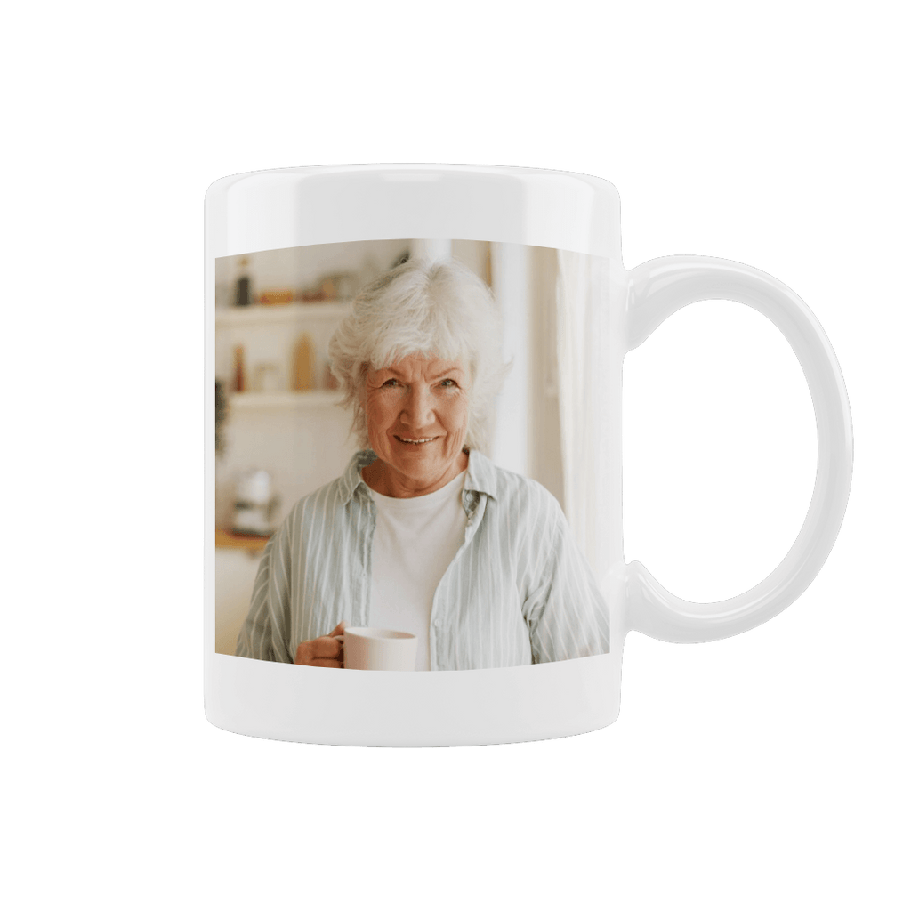 Kubek dla babci ze zdjęciem - Mejkmi - Personalizowane Prezenty Dla Twoich Bliskich!