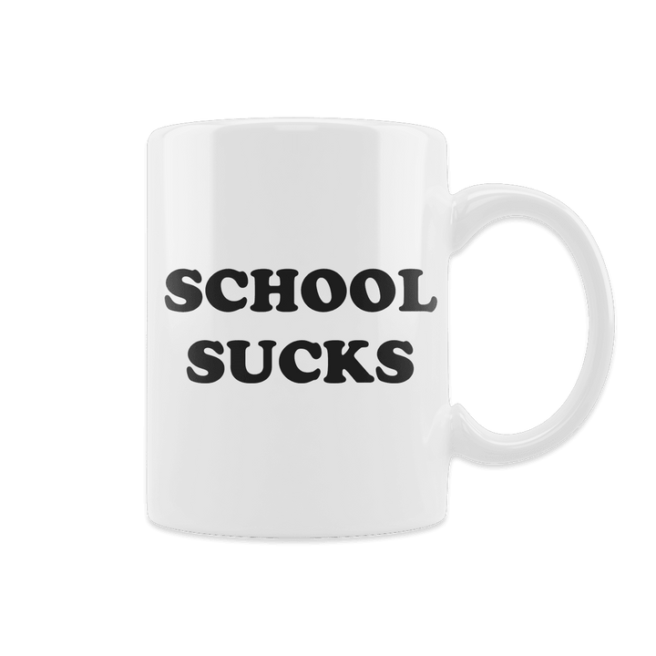 Kubek SCHOOL SUCKS - Mejkmi - Personalizowane Prezenty Dla Twoich Bliskich!