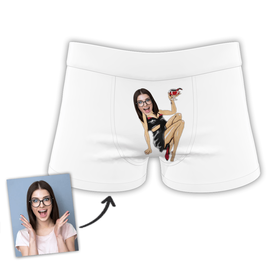 Śmieszne personalizowane bokserki z własnym nadrukiem/zdjęciem twarzy na prezent 19 - Mejkmi - Personalizowane Prezenty Dla Twoich Bliskich!