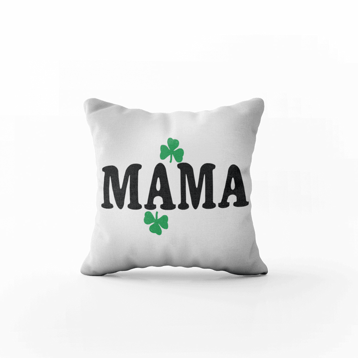 Poduszka z Napisem "Mama - Szczęście" - Mejkmi - Personalizowane Prezenty Dla Twoich Bliskich!