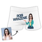 Śmieszne personalizowane bokserki z własnym nadrukiem/zdjęciem twarzy na prezent 22 - Mejkmi - Personalizowane Prezenty Dla Twoich Bliskich!