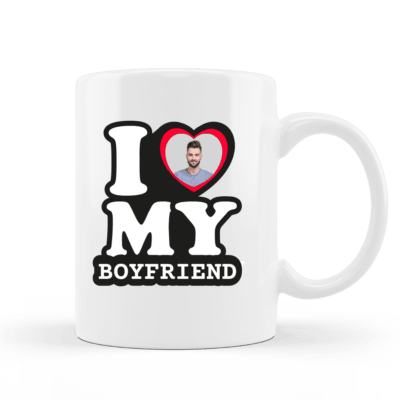 Personalized Mug - I Love My Boyfriend for a Girlfriend Gift -. Mejkmi - Personalized Gifts for your loved ones!