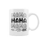 Kubek z Napisem "Mama Potrójnie" - Mejkmi - Personalizowane Prezenty Dla Twoich Bliskich!