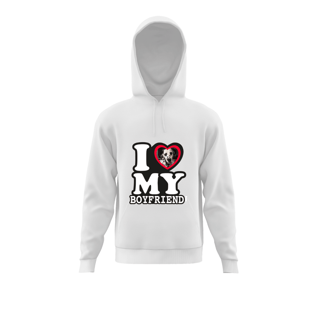 Personalized I Love My Boyfriend Sweatshirt with your photo as a gift -. Mejkmi - Personalized Gifts for your loved ones!