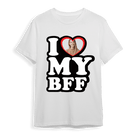 Personalizowana Koszulka I Love My BFF z Twoim zdjęciem na prezent - Mejkmi - Personalizowane Prezenty Dla Twoich Bliskich!