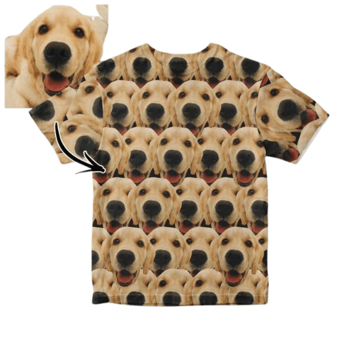 Personalizowana Koszulka ze zdjęciem Twojego psa/kota na prezent - Mejkmi - Personalizowane Prezenty Dla Twoich Bliskich!