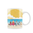 Personalizowany Kubek- "Twoja rodzina na plaży" - Mejkmi - Personalizowane Prezenty Dla Twoich Bliskich!